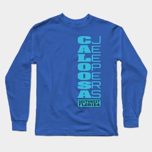 Teal Vertical Logo Long Sleeve T-Shirt